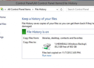 Istoricul fisierelor nu functioneaza in Windows 10