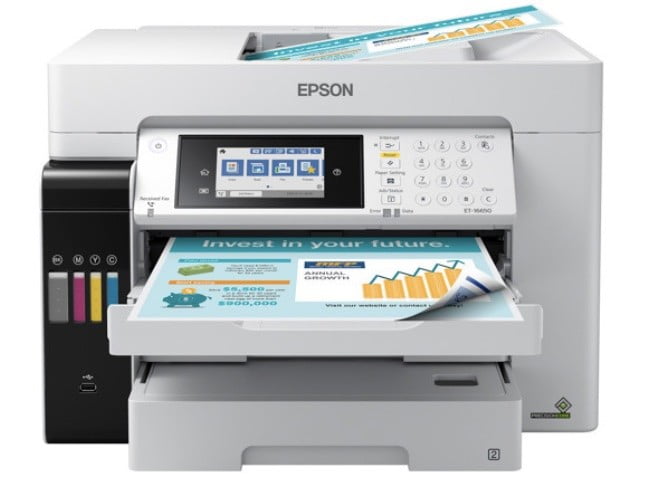 Imprimantele EcoTank de la Epson sunt excelente pentru bugetul dumneavoastra si pentru mediu.